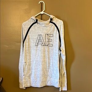AE Gray Long Sleeve Hoodie